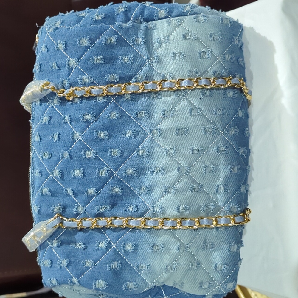 Denim Satchel